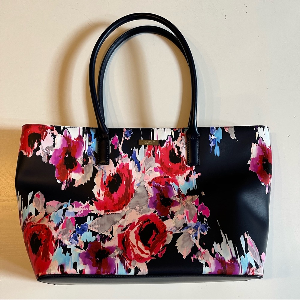 KATE SPADE Large Zip Top Tote / Purse / Bag